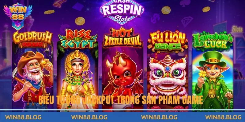 Biểu tượng jackpot trong sản phẩm game 