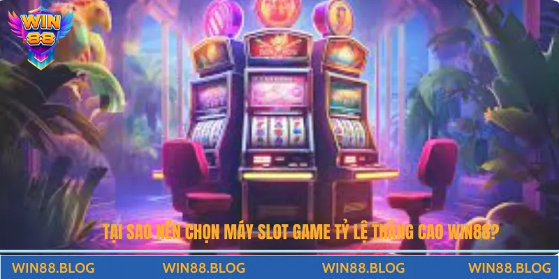 Tại sao nên chọn máy slot game tỷ lệ thắng cao Win88?